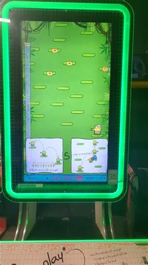 Insanity Arcade Latest Addition Doodle Jump#arcadegames #bestarcadegames #arcademachines #doodlejump