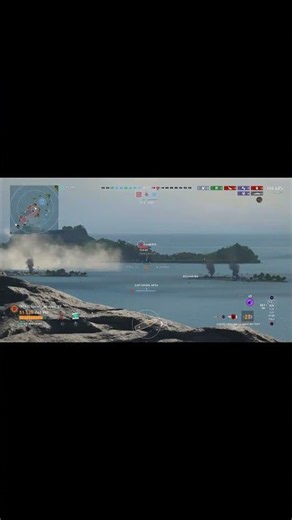 Missouri devstruck Harlem in World of Warships Legends #wowslegends #bestreplays