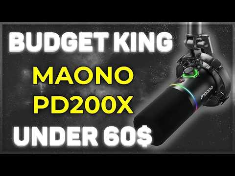 BUDGET KING UNDER 60$??? - Maono PD200X Review