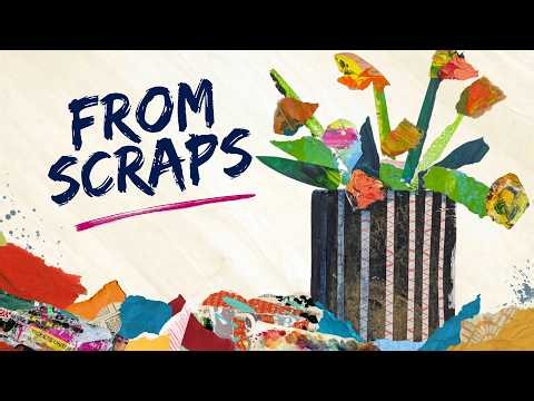 Turn Paper Scraps Into Expressive Botanical Collages
