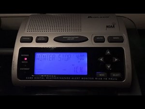 NOAA Weather Radio EAS #469-470: Winter Storm + Lake Effect Snow Warnings (with Watches!)