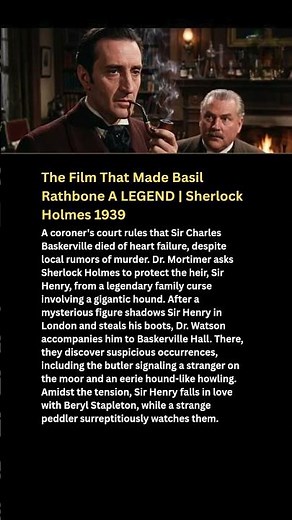 The Film That Made Basil Rathbone A LEGEND | Sherlock Holmes 1939