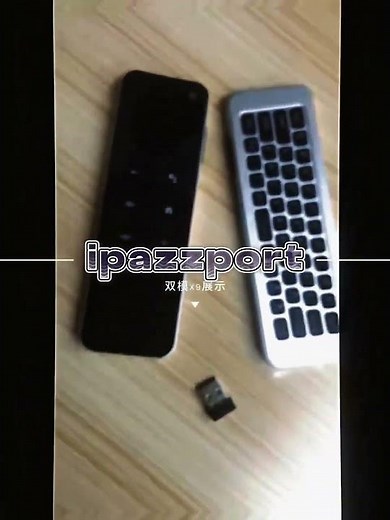 2-in-1 air mouse remote keyboard bluetooth and 2.4G connection #airmouse #pccontroller #keyboard