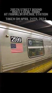 R68 C Local Train @ Franklin Avenue Station #mtasubway #nycsubway #nyc #newyorkcity #subwaytrain