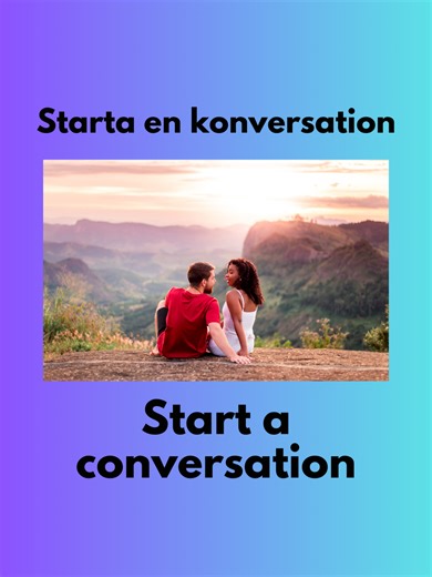 Konversataion på svenska #sfi #learnswedish #sfid