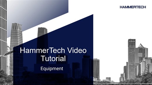 Equipment Module Training Video