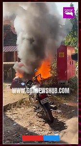 Fire caught near Baburao Dalal Commercial Complex Margao #Margao #FireAlert #GoaNews #BaburaoDalalComplex #EmergencyResponse #SafetyFirst | Goa News Hub