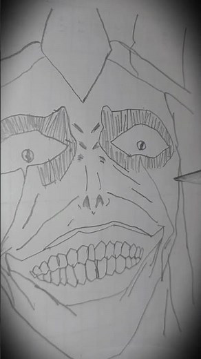 Horror Face Drawing😱😨