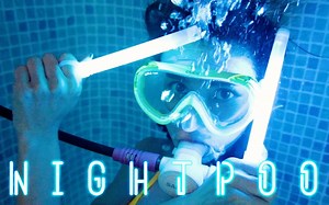 【Night Pool】夜池小姐姐水肺潜水