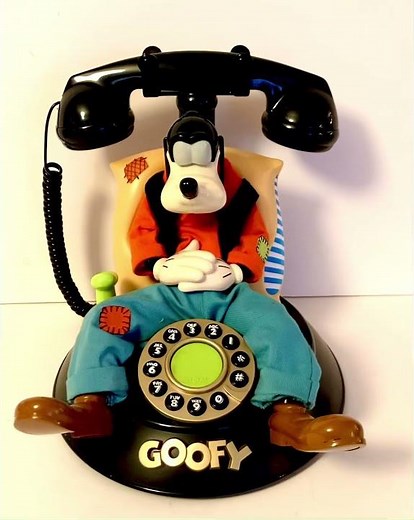 Goofy Talking Telephone. A real telephone, when rings, Goofy talks. 1990’s at its best.