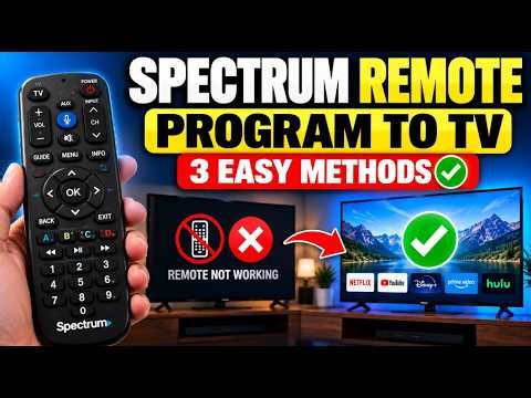 How to Program Spectrum Remote to TV (3 Easy Methods!)