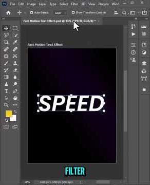 Fast Motion Text Effect in Photoshop – Beginner Tutorial 2026 #photoshop #graphicdesign
