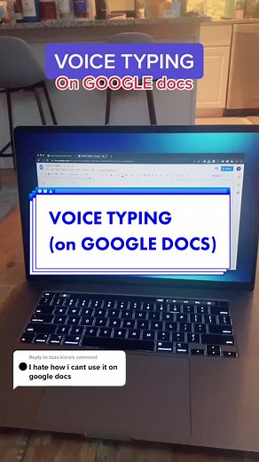 Reply to @itzzz.kiera Here’s how to set up Voice Typing on your Google Dox... #googledocshack #googledoc #timesaver #lifehack #essayhack