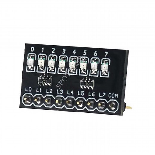 Spotpear 8-bit independent LED light module onboard current limiting resistor mini board for Arduino