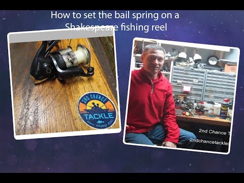 How to set the Bail Spring on a Shakespeare Tiger and Other Fishing Reels