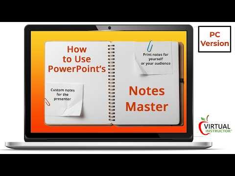 How to Use PowerPoint Notes Master PC Version