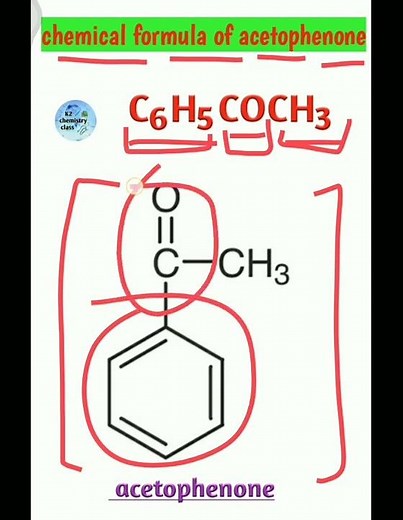ll formula of acetophenone & structure