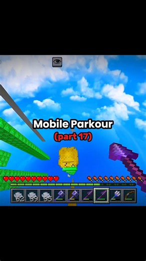 Mobile Parkour Part 17 🔥 #gexpand #mcpe