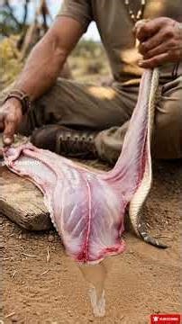 Cooking a Venomous RATTLESNAKE Inside a Cactus! 🐍🌵