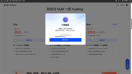 4月19日抢到GLM Coding Plan Max(纯手工)