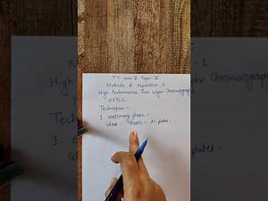 HPTLC Introduction and Experimental Techniques