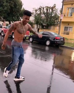 276K views · 737 reactions | Blueface shows off his crip walking skills in the rain | All Def Music | Facebook