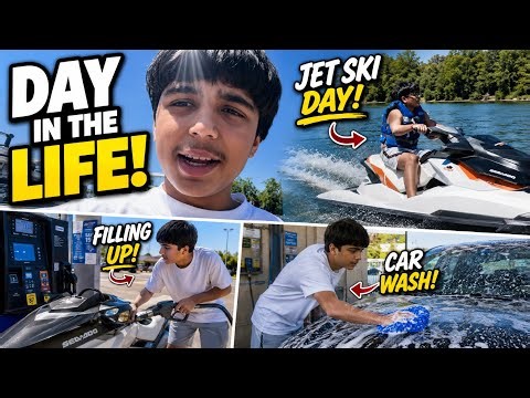 DAY IN THE LIFE: Jet Ski, Gas & Car Wash!