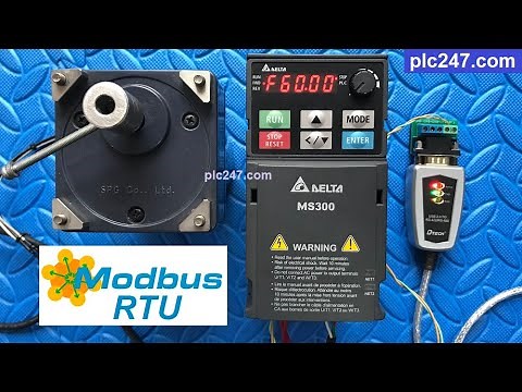 DELTA MS300 "Modbus RTU" via Modbus Poll