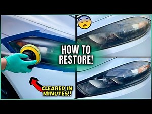 How to Restore Your Headlights the EASY Way 💡 (No Sanding Needed!)