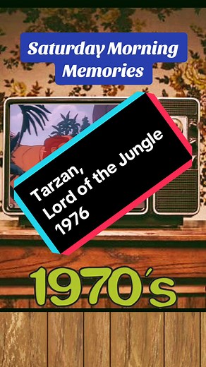 Tarzan, Lord of the Jungle from 1976. #70stvshows #1970s #saturdaymorningcartoons