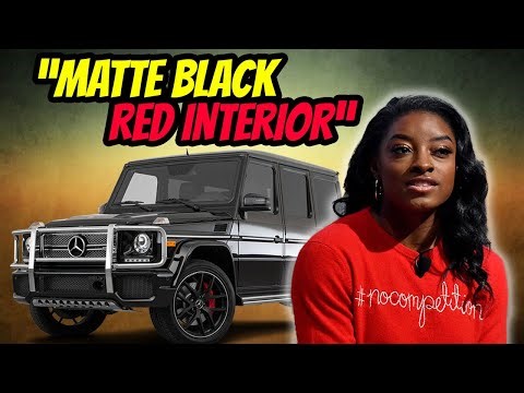 En el garaje de Simone Biles: además de talento, también tiene gusto por los coches