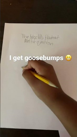 World’s Hardest Math Equation