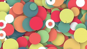 Download The Overlapping Circle Animation Background for free