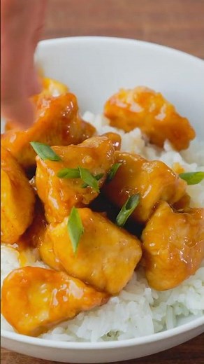 Honey Garlic Chicken 🍯🍗 (Sticky & Flavorful) #shorts