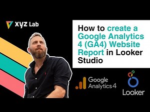 How to create a Google Analytics 4 (GA4) Website Report in Looker Studio