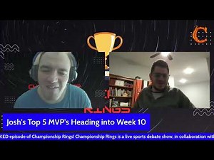 Drake Maye Tops Josh's NFL MVP Candidates