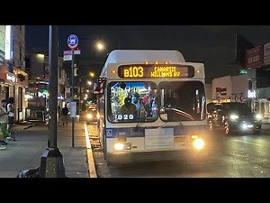 MTA Bus: 2011-13 New Flyer C40LF #520 on the B103 Limited to Canarsie at Flatbush Av & Nostrand Av