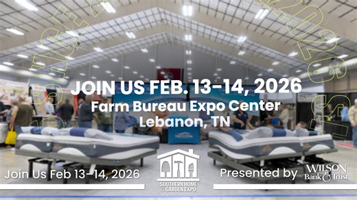 Big ideas start at the 2026 Southern Home & Garden Expo. 🏠 🛠️ 🌷 Meet local experts, explore home and garden inspiration, and get ideas to transform your home into a space you'll love! Feb 13 | 4 PM–8 PM Feb 14 | 9 AM–4 PM We’ll see you at the Farm Bureau Exposition Center in Lebanon, TN. Save the dates and plan your visit: wbthomegardenexpo.com | Wilson Bank & Trust