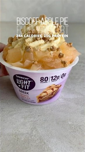 Protein Biscoff Apple Pie Fluffy Yogurt (Single Serve)