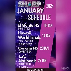 🎉We’re excited for our January schedule of events!!! Register online today before it’s too late: http://www.sharpint.net/sharpregistrationpage | Sharp International