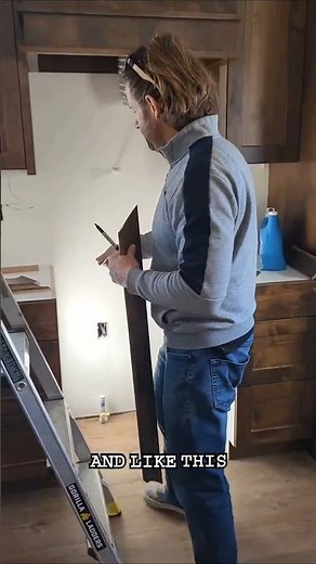 Woodworking Trick: Perfect Crown Molding Corners! #shorts