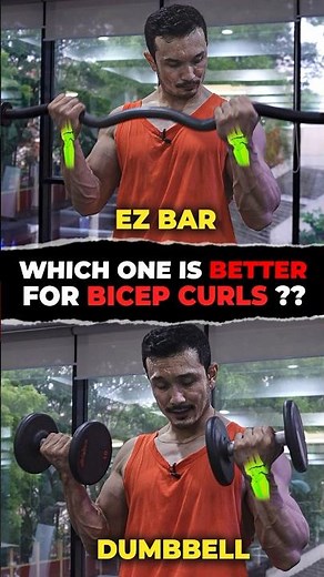 Choosing the Right Barbell: Straight vs. EZ Curl vs. Dumbbells | #jeetselal #hsacademy