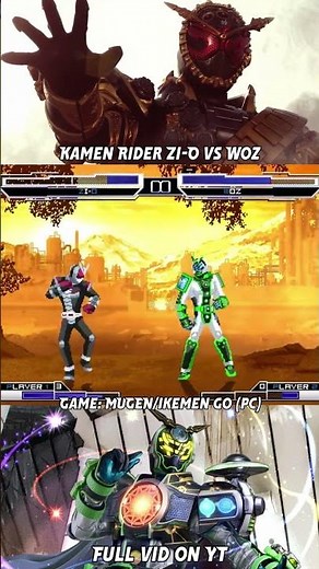 Kamen Rider Zi-O vs Kamen Rider Woz in MUGEN