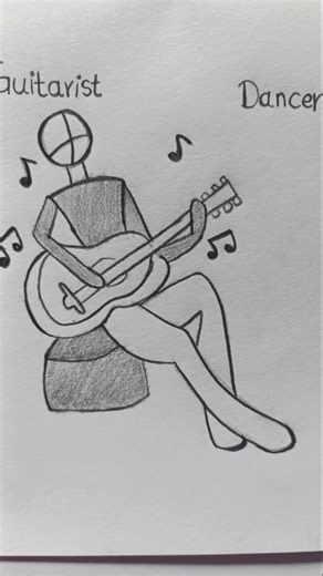 How to draw body musical instrument ✏️ #tutorial#art#drawing