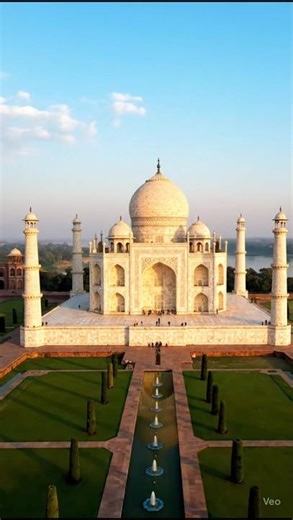 mini vlog ok tajmahal by veo 3 #trending #shorts