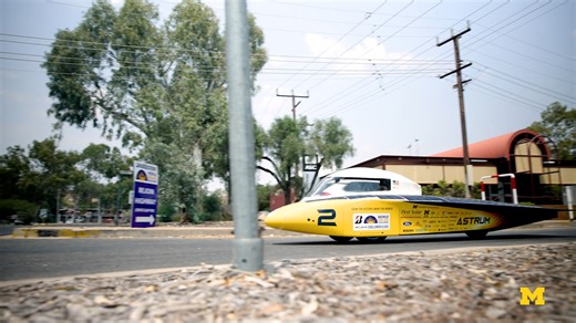 11 reactions | Last year the University of Michigan Solar Car Team spent five long days racing 1,800 miles across Australia for the Bridgestone World Solar Challenge. They started the competition in 32nd place, but came back to the U.S. with a fourth place trophy. Recap every detail of the 5-day competition [article] https://bit.ly/3MiZHhT | Michigan Engineering | Facebook