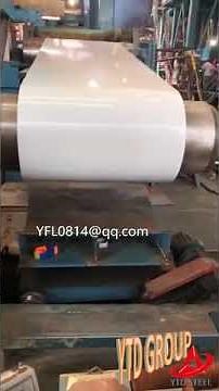 ral 9001 9003 9010 9016 white color color coated prepainted galvanize steel coil ppgl coils