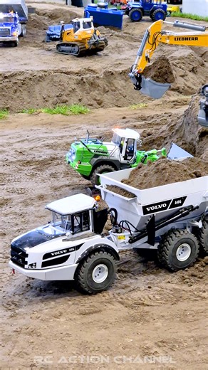 Epic RC Construction Action with Trucks and Excavators