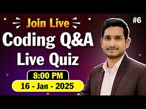 Live Coding Questions and Answers | Coding Quiz | Episode 7