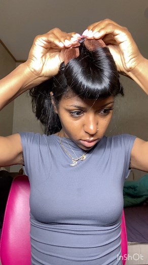 Flexi Rod results! I didn’t know how to feel about it but I made it work. 😎 #flexirodset #silkpress #longnaturalhair #silkpress | Carmela Boo